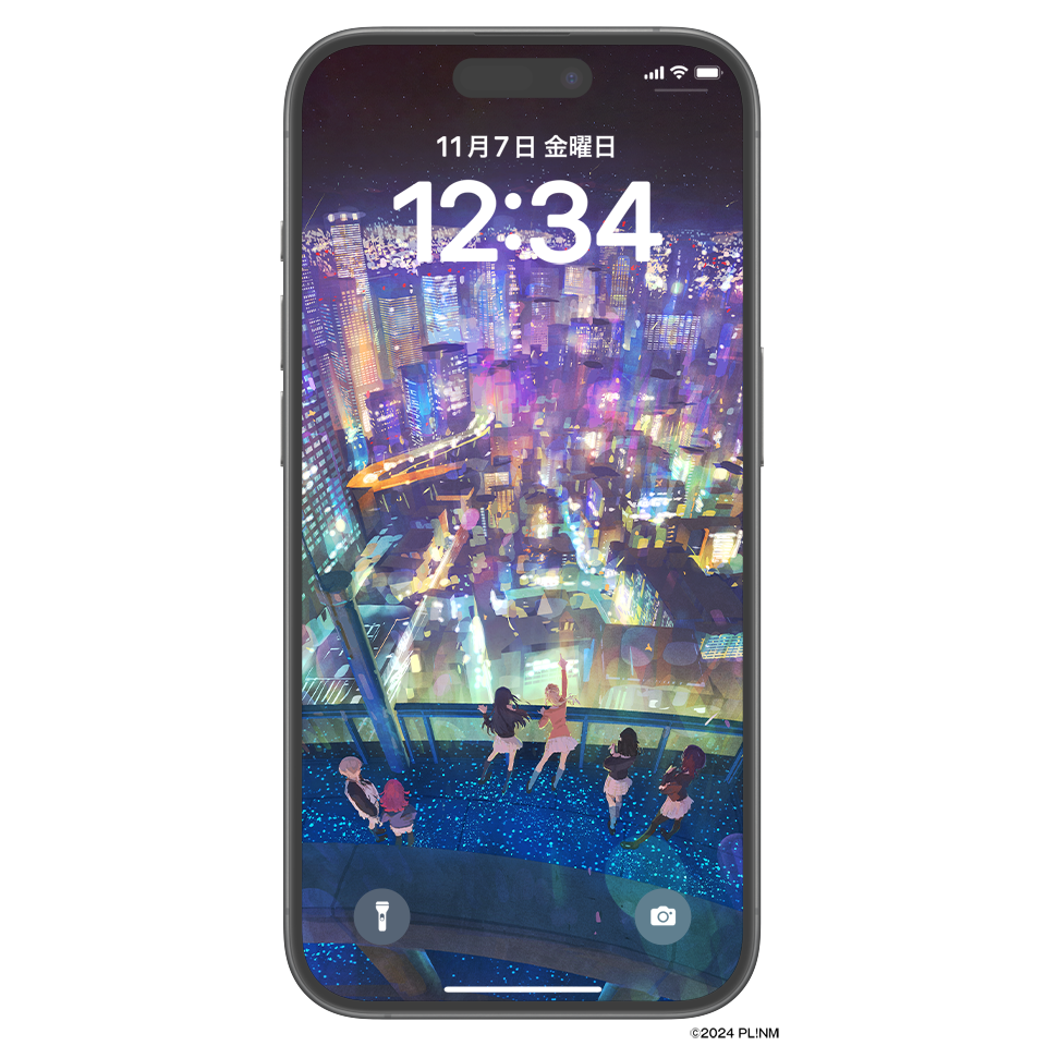 映画『ラブライブ！虹ヶ咲学園スクールアイドル同好会 完結編 第２章』ムビチケ前売券（オンライン）購入特典ティザービジュアル壁紙